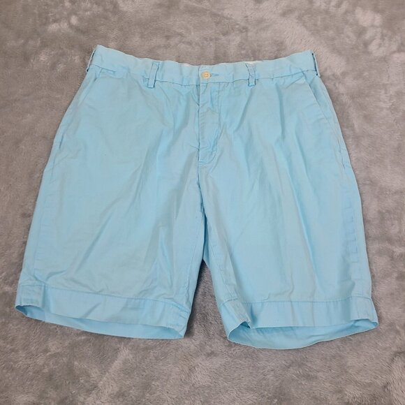 Polo Ralph Lauren  Classic Fit Chino Shorts Men's‎ 33 Blue Light Blue - Picture 1 of 10